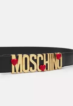 Пояс CINTURA UNISEX MOSCHINO, черный