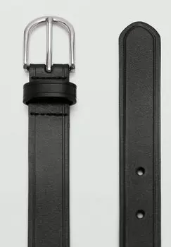 Пояс LINES Mango, черный