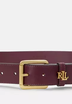 Пояс LOGO KEEPER LEATHER BELT Lauren Ralph Lauren, Бордо