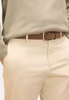 Пояс Manfield, серо-коричневый