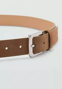 Пояс Mango, коричневый