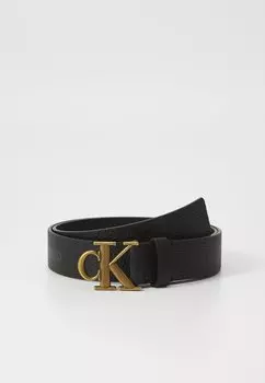 Пояс MONOGRAM BUCKLE FIXED BELT Calvin Klein Jeans, черный