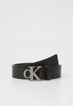 Пояс MONOGRAM PLAQUE BUCKLE Calvin Klein Jeans, черный