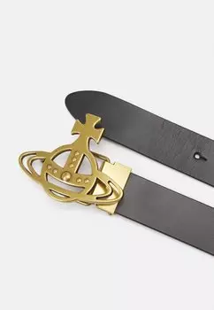 Пояс ORB BUCKLE BELT UNISEX Vivienne Westwood, черный