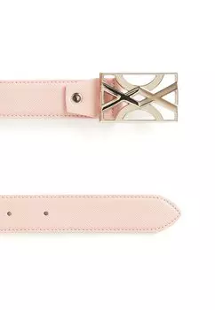 Пояс POWDER WITH LOGO BUCKLE United Colors of Benetton, розовый