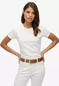 Пояс RHINESTONE Superdry, коричневый