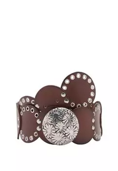 Пояс RIVETS Mango, коричневый