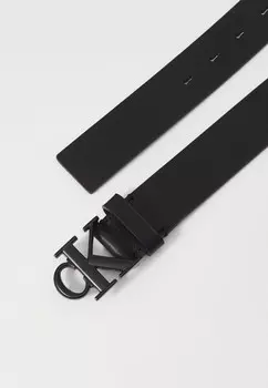 Пояс ROUND MONO PLAQUE BELT Calvin Klein Jeans, черный