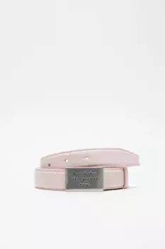 Пояс с логотипом Acne Studios, пудрово-розовый