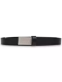 Пояс с мотивом чисел MM6 Maison Margiela, черный