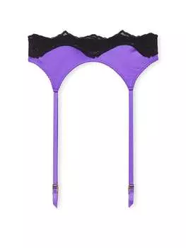 Пояс с подвязками Victoria’s Secret Very Sexy, сиреневый/черный