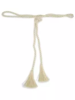 Пояс с завязками PAULA, бежевый