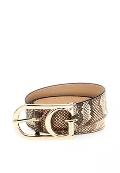 Пояс SIBEL ANIMALPRINT Guess, бежевый