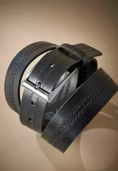 Пояс SIGNATURE CENTRAL STITCH REGULAR FIT Next, черный