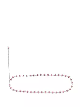 Пояс со стразами VENUJA, розовый