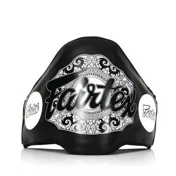 Пояс тренера защитный Fairtex BPV2 кожаный, черный