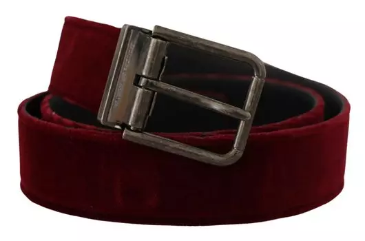 Пояс Velvet Maroon Elegance Dolce & Gabbana, бордовый