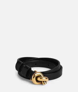 Пояс женский Bottega Veneta, черный