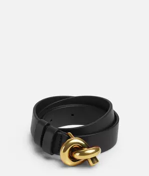 Пояс женский Bottega Veneta, черный