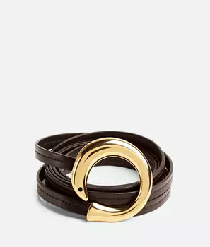 Пояс женский Bottega Veneta, карамельный