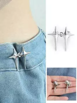 Пояс женский с пряжкой, серебряный