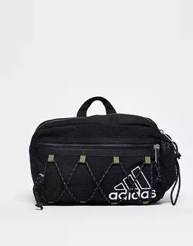 Поясная сумка Adidas Originals черного цвета