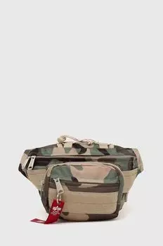 Поясная сумка Alpha Industries, зеленый