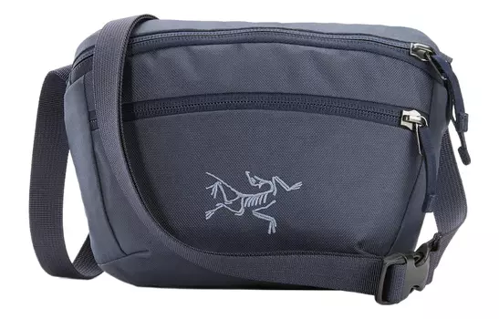 Поясная сумка Arcteryx Mantis унисекс, Синий с черной надписью