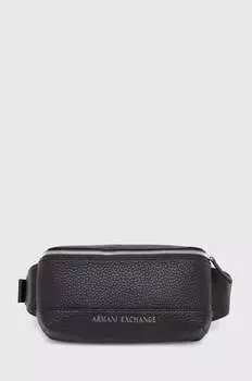 Поясная сумка Armani Exchange из экологической кожи, черный