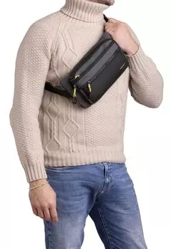 Поясная сумка B.Cavalli, серый