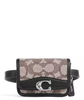 Поясная сумка Bandit хлопок, мелкозернистая яловая кожа Coach, черный