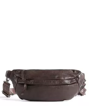 Поясная сумка barbershop freestyle из зерненой кожи Aunts & Uncles, коричневый