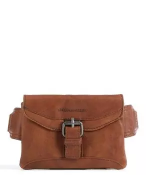 Поясная сумка Bronco из мелкозернистой кожи Spikes & Sparrow, коричневый