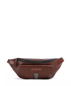 Поясная сумка filippo из мелкозернистой яловой кожи. The Bridge, коричневый