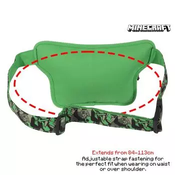 Поясная сумка Gaming Creeper Minecraft, зеленый