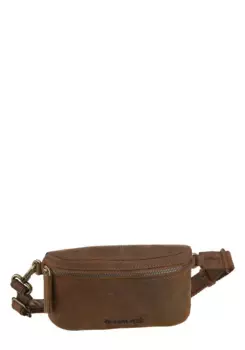 Поясная сумка GreenLand Nature "Черногория" из натуральной кожи, цвет Cognac