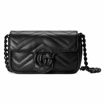 Поясная сумка Gucci GG Marmont, черный