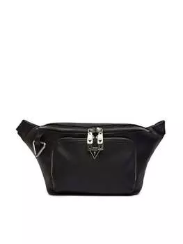 Поясная сумка Guess с логотипом, черный