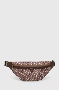 Поясная сумка Guess TURIN, коричневый