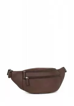 Поясная сумка Hexagona, темно-коричневый
