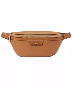 Поясная сумка Hudson из шагреневой кожи Kate Spade New York, коричневый