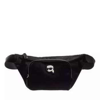 Поясная сумка ikonik 2.0 nylon bumbag Karl Lagerfeld, черный