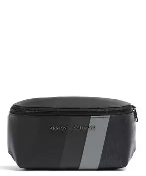 Поясная сумка из искусственной кожи Armani Exchange, черный