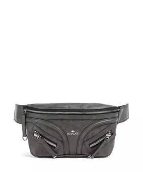 Поясная сумка из искусственной кожи Replay, серый