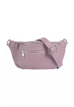Поясная сумка из натуральной кожи, производство Италия Samantha Look, цвет Violett