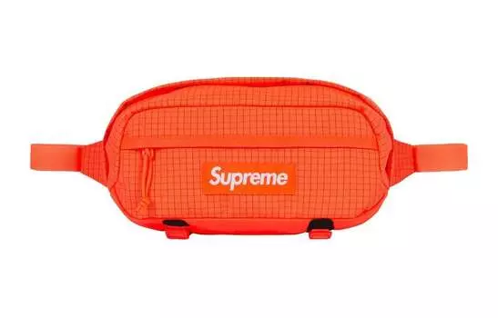 Поясная сумка Supreme с тисненым логотипом, оранжевый