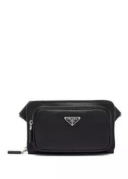 Поясная сумка из сафьяновой кожи Prada