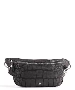 Поясная сумка из тисненой яловой кожи Campomaggi, коричневый