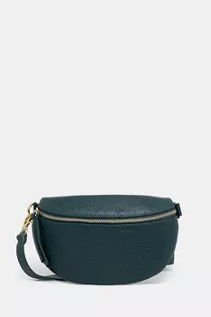 Поясная сумка кожаная Answear.Lab, бирюзовый