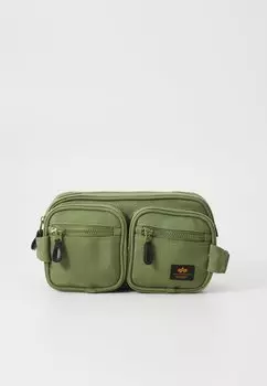 Поясная сумка LABEL WAIST Alpha Industries, зеленый